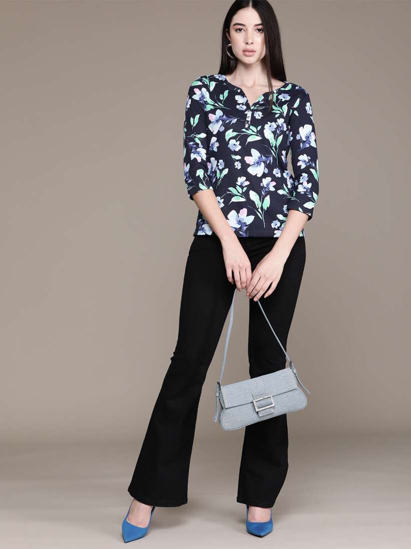 Macys floral tops store