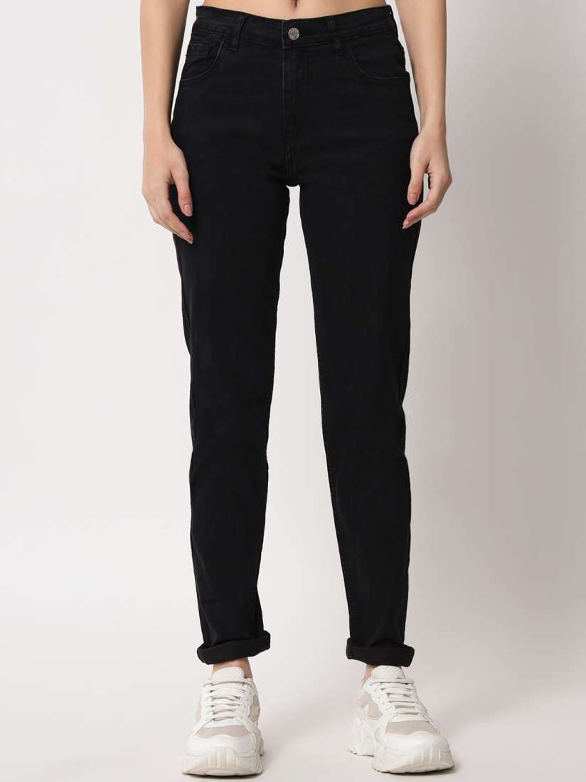 Black jeans on myntra deals