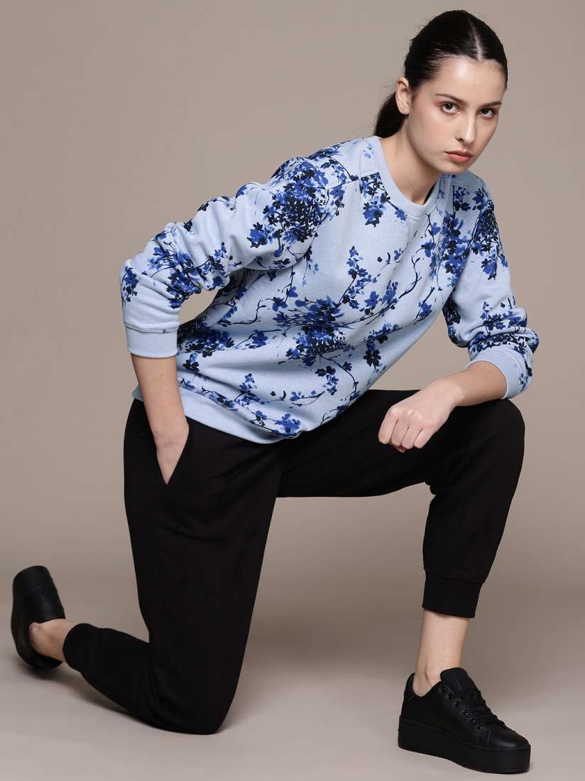 Buy Macy s Karen Scott Women Printed Sweatshirt Sweatshirts for Women 19767478 Myntra