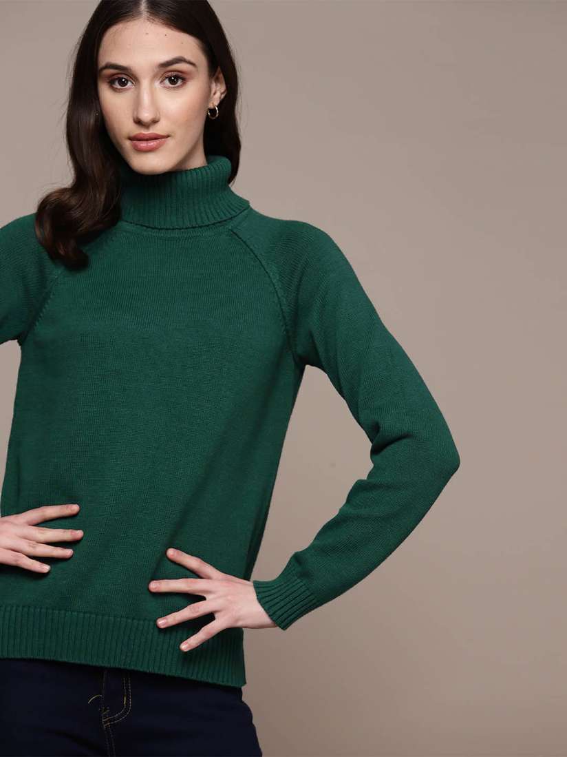 Buy Macy s Karen Scott Women Pure Cotton Turtleneck Sweater Sweaters for Women 19768236 Myntra