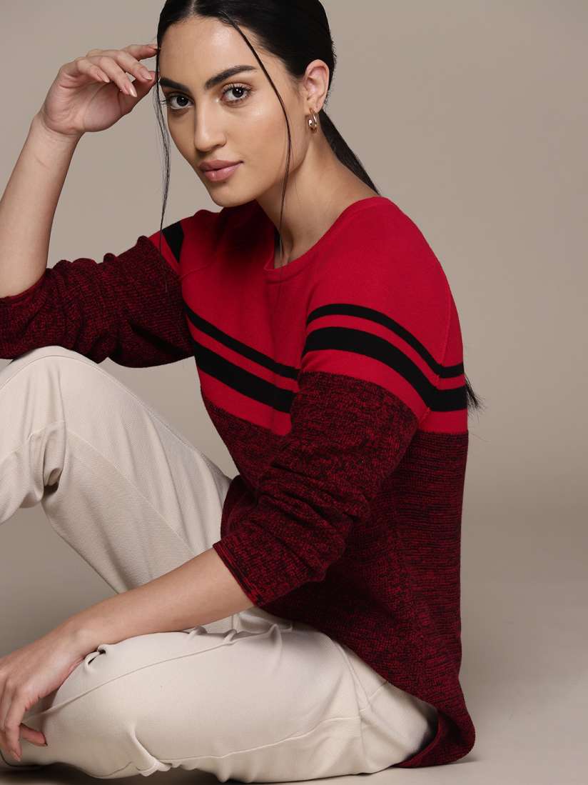 Macys womens red sweaters 2025