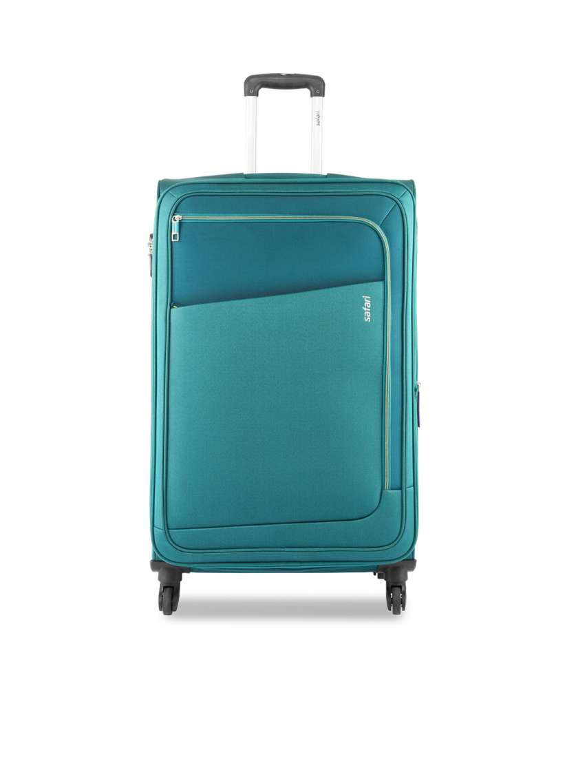 Buy Safari Unisex Teal Green TROY Large Trolley Bag Trolley Bag for Unisex 1977032 Myntra