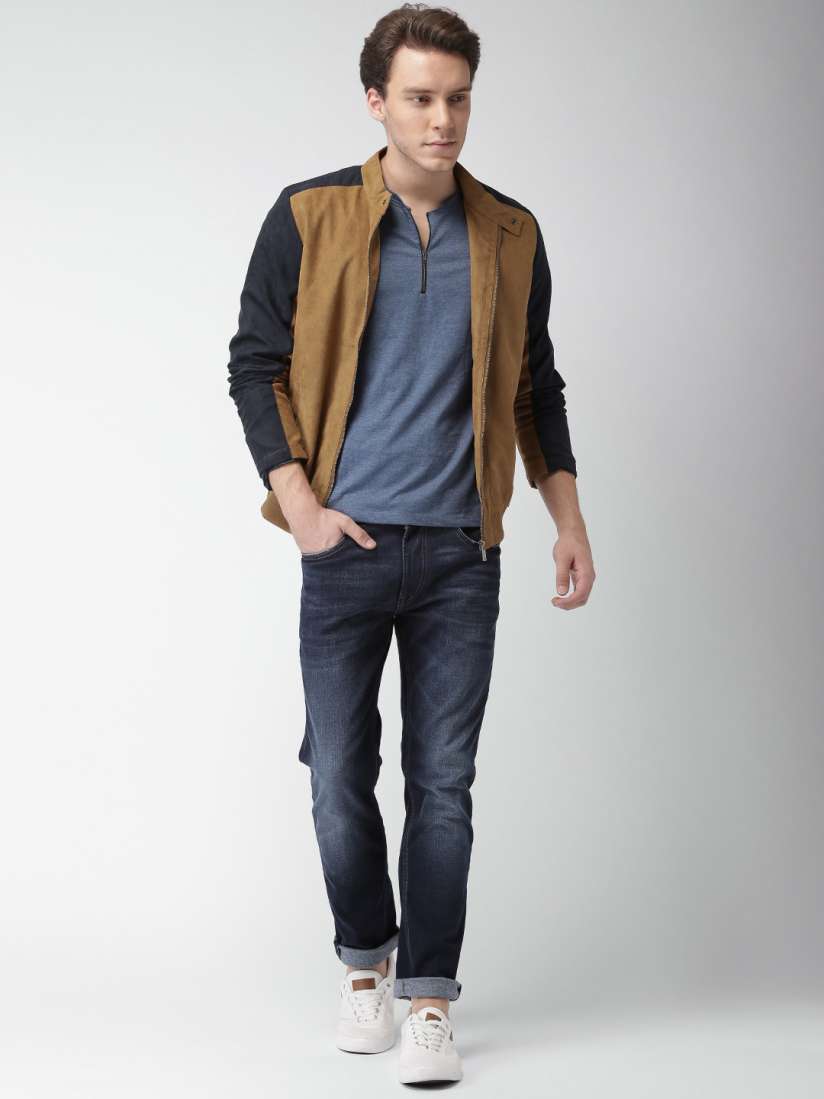 Tan bomber jacket men clearance