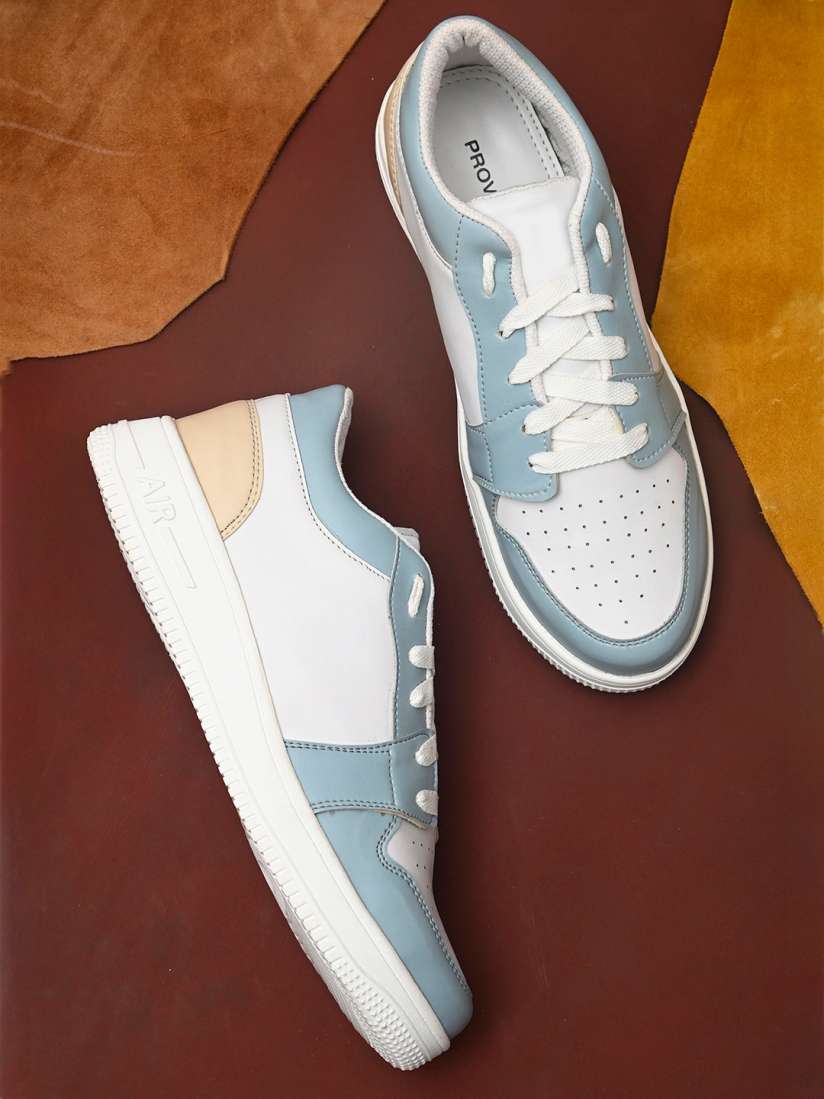 Buy Provogue Men White Colourblocked Sneakers Casual Shoes for Men 19779910 Myntra
