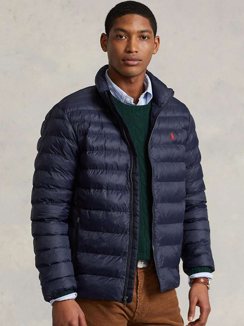 Polo mens puffer jacket online