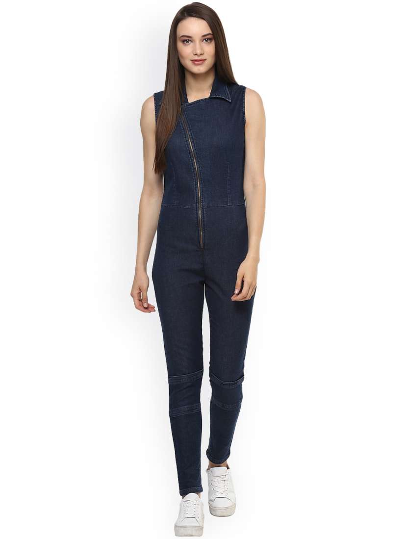 Denim jumpsuit myntra outlet