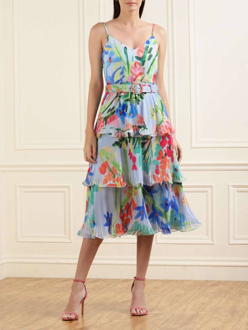 Buy Phase Eight Women Multicoloured Floral Midi Dress Dresses for Women 19788696 Myntra