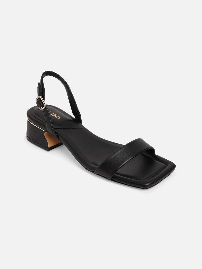 Buy ALDO Black Block Heels with Buckles Heels for Women 19789318 Myntra