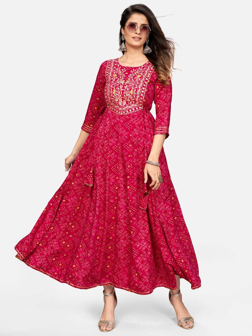 Myntra anarkali hot sale