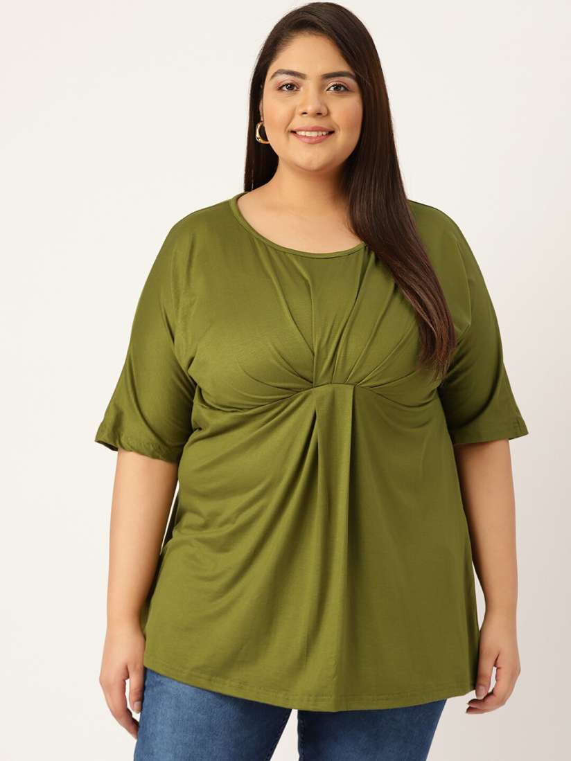 Myntra plus size tops hot sale