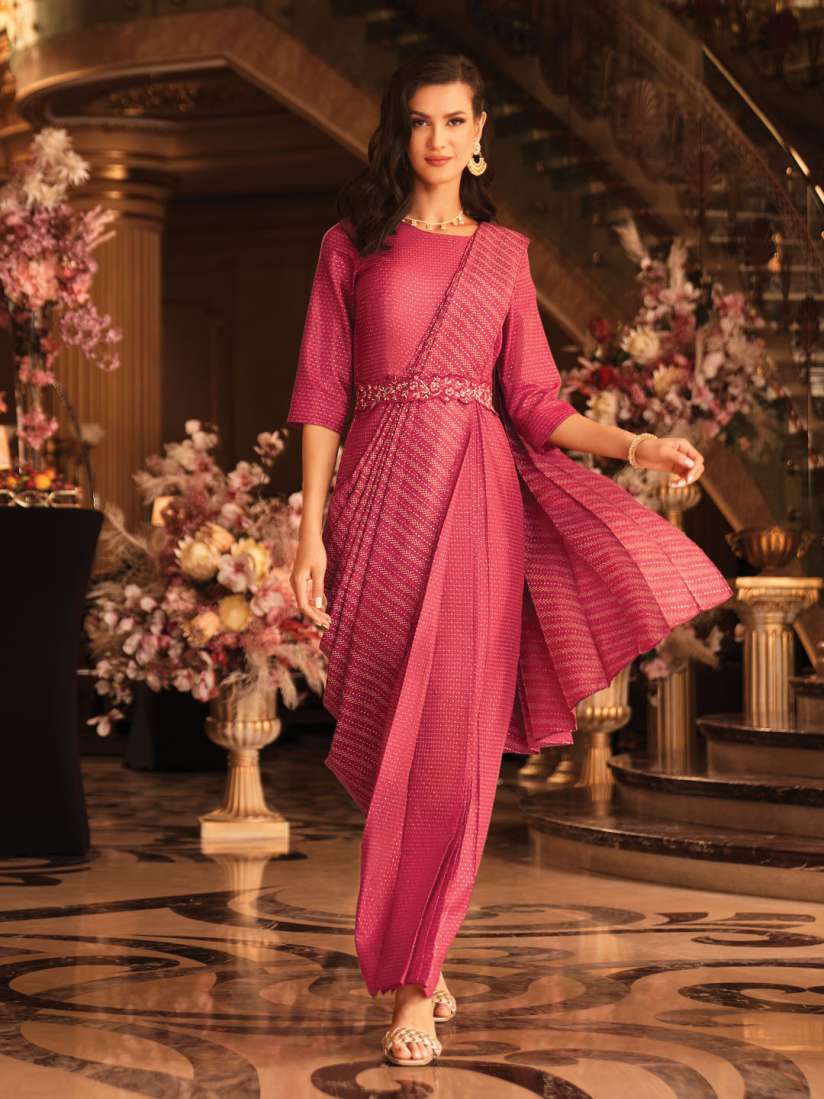 Dress to saree hot sale