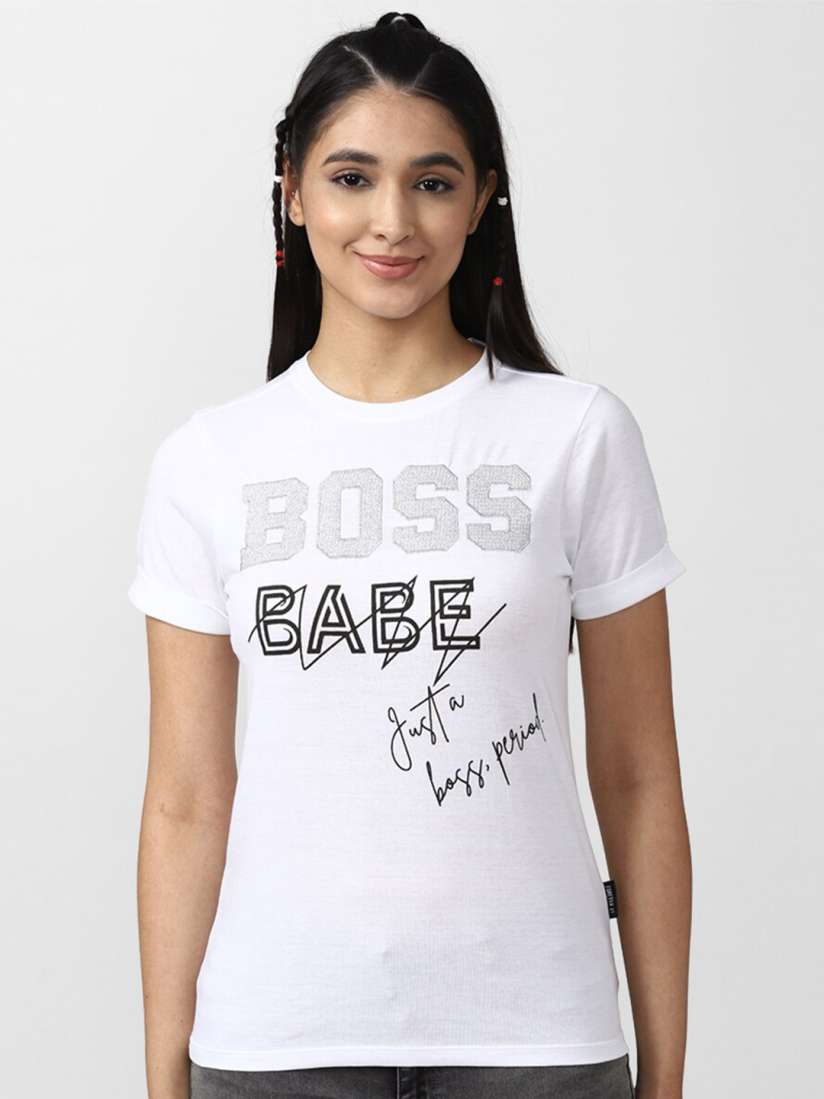 Buy FOREVER 21 Women White Print Top Tops for Women 19827832 Myntra