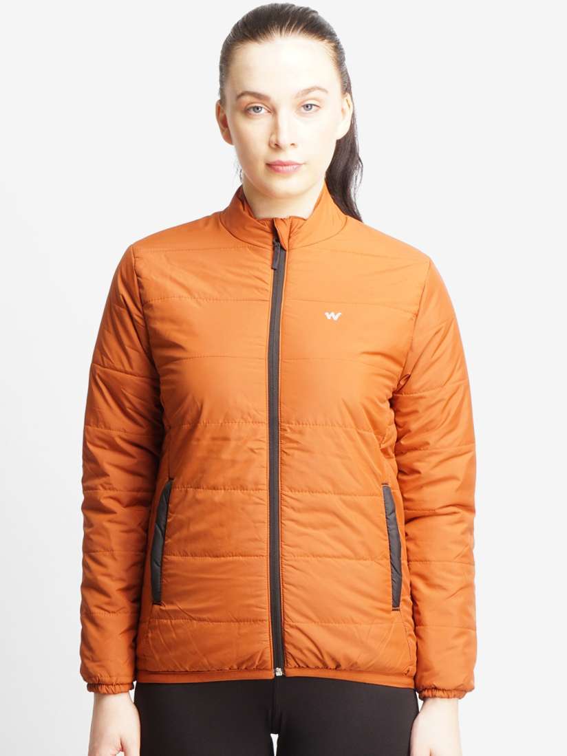 Wildcraft orange jacket sale