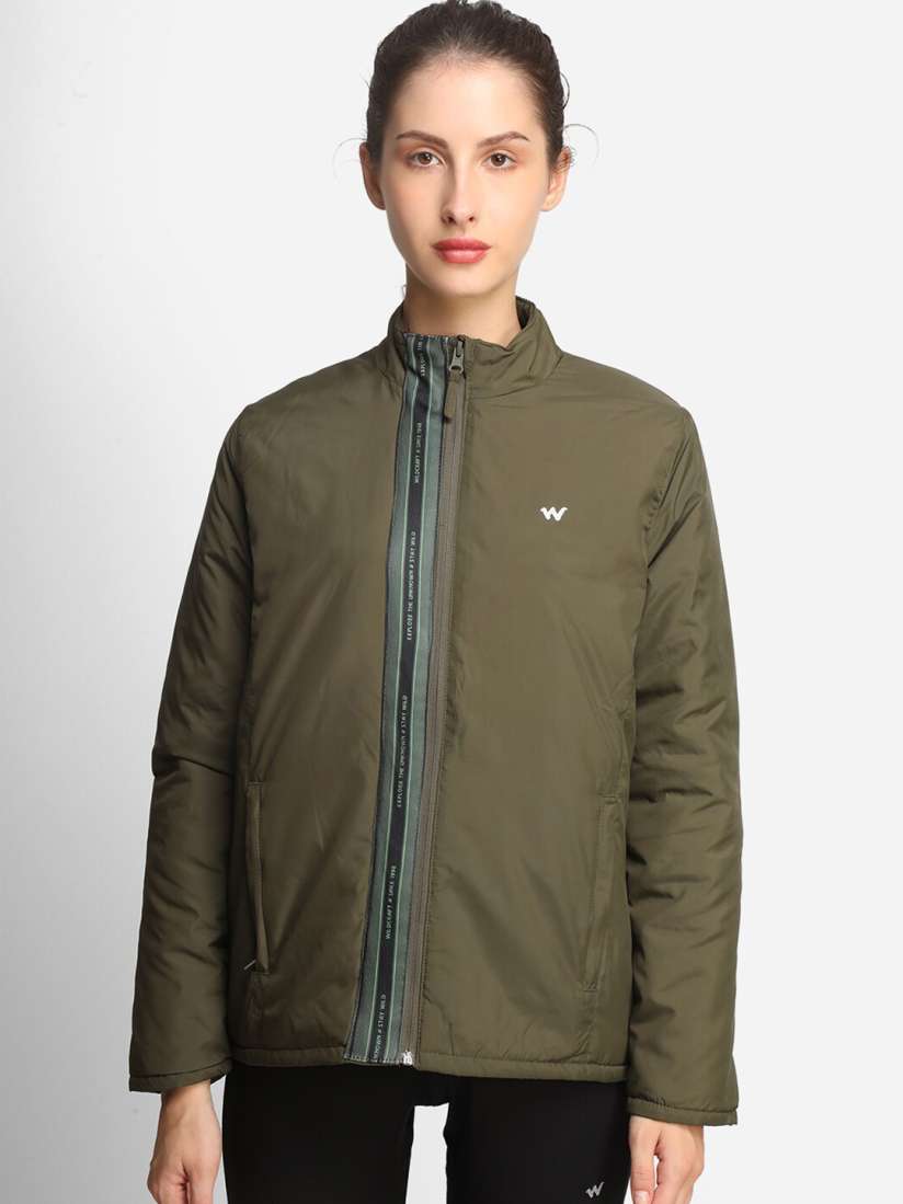 Buy Wildcraft Women Olive Green Lightweight Longline Padded Jacket Jackets for Women 19833342 Myntra