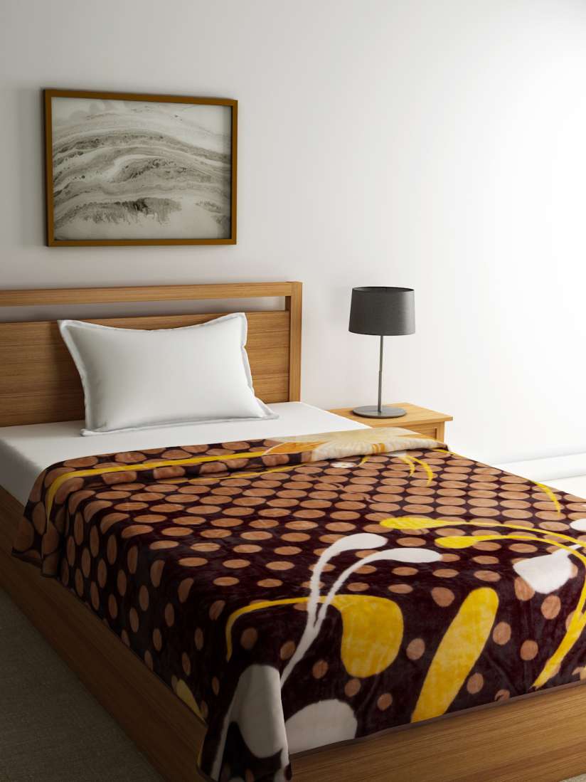 Buy Raymond Home Brown Printed Single Blanket Blankets Quilts and Dohars for Unisex 1983620 Myntra