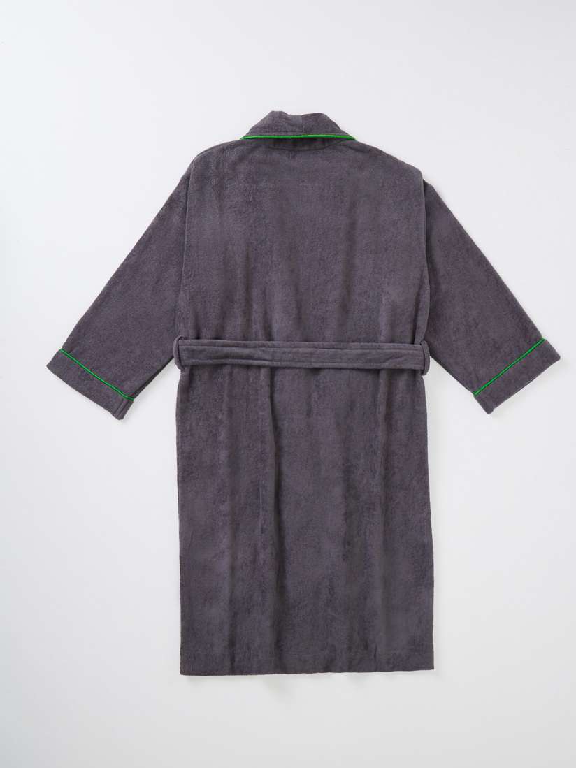 Buy United Colors of Benetton Grey Solid Bath Robe with Belt Bath Robe for Unisex 19836946 Myntra