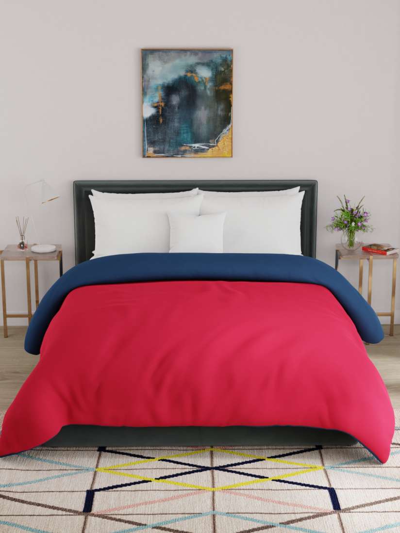 Red and blue reversible twin comforter cheap