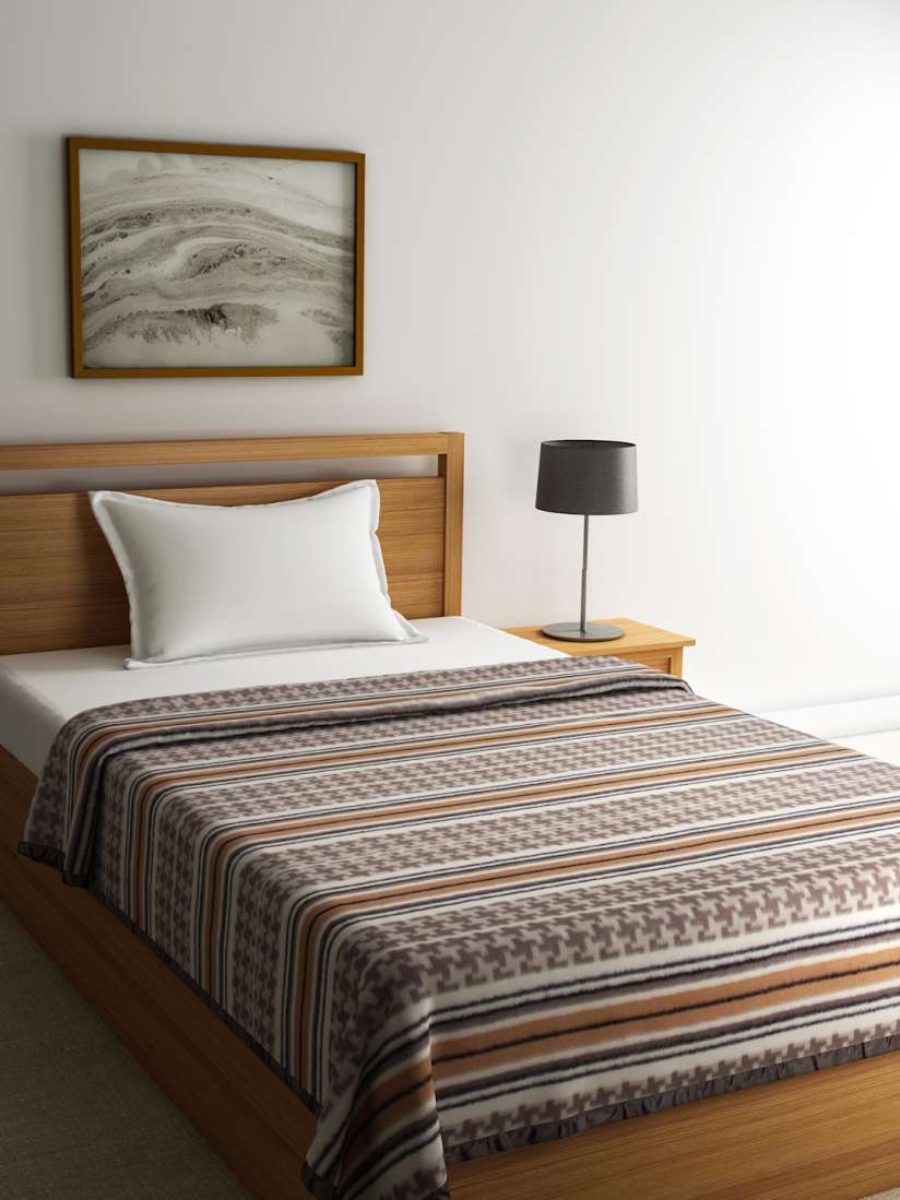 Raymond woolen blankets online deals