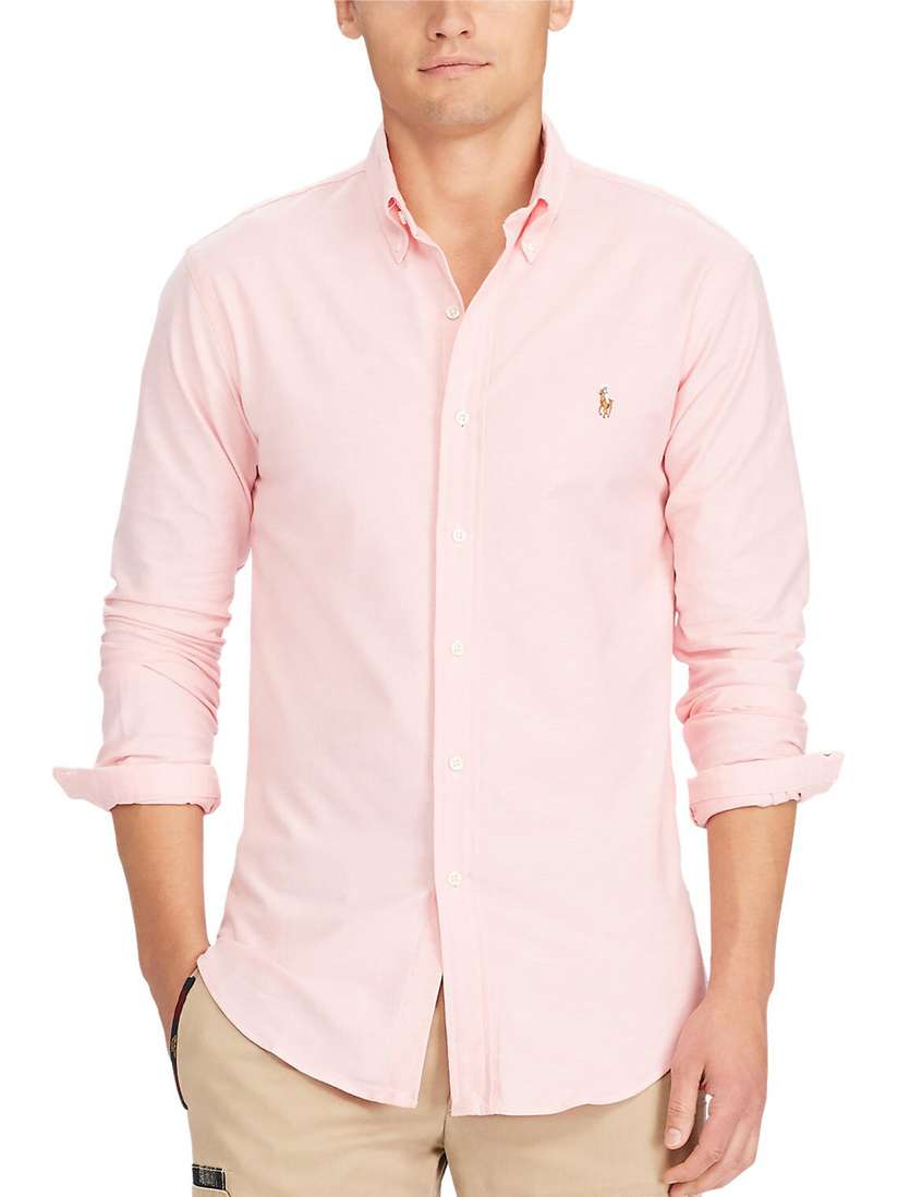 Buy Polo Ralph Lauren Men Pink Slim Fit Casual Shirt Shirts for