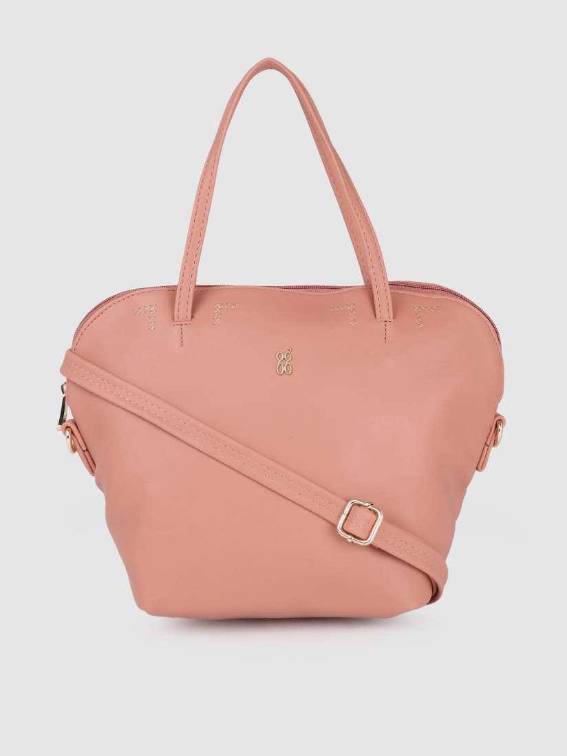 Buy Baggit Pink Solid Handheld Bag Handbags for Women 19858998 Myntra