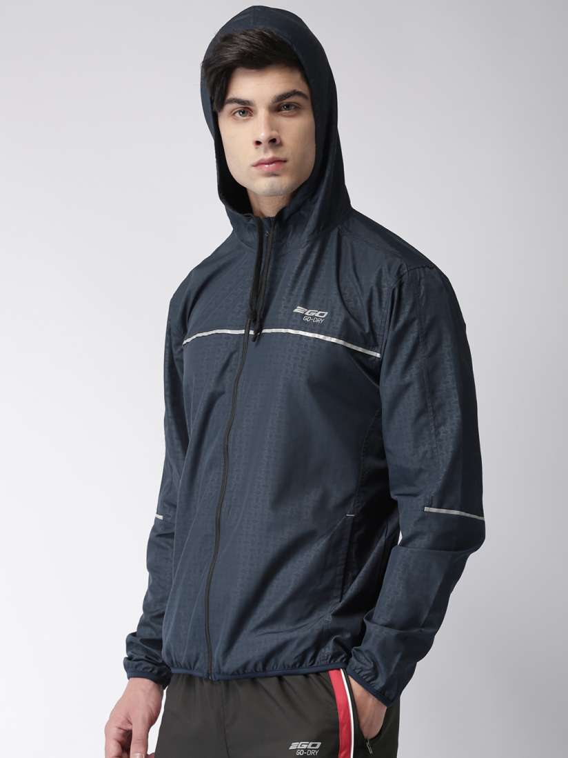 Buy 2GO Men Navy Printed Sporty Jacket Jackets for Men 1986267 Myntra