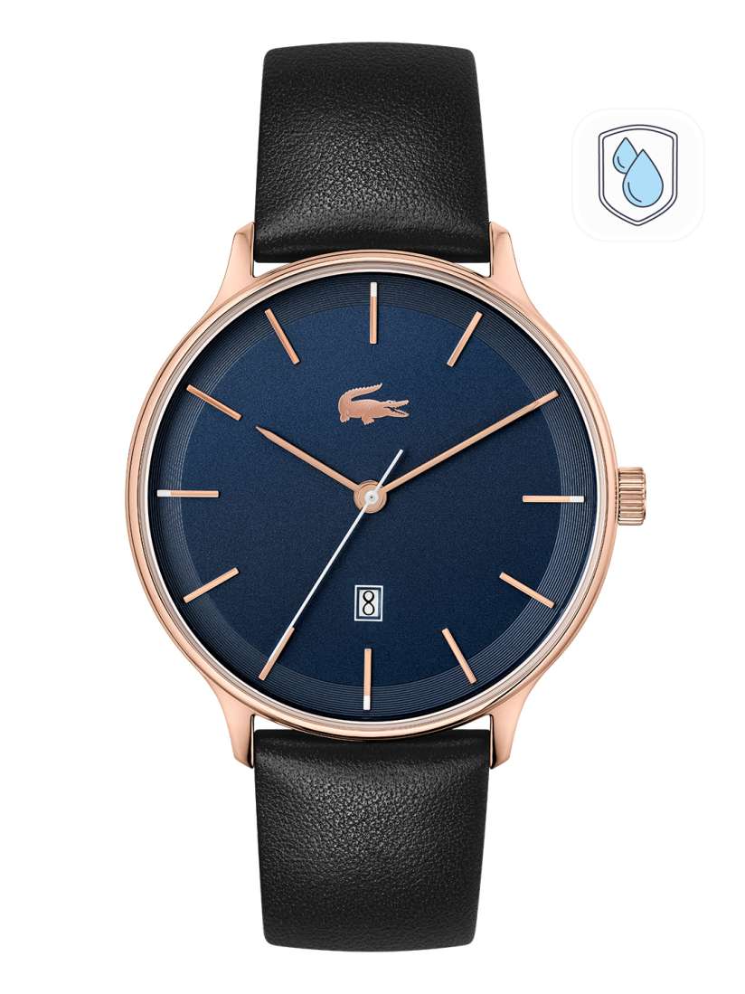 Lacoste watch black and blue shop