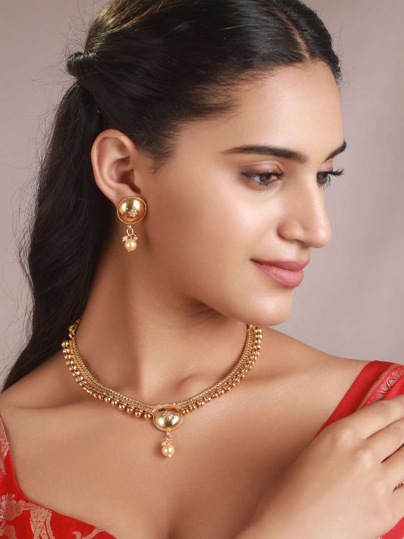 Myntra pearl jewellery hot sale