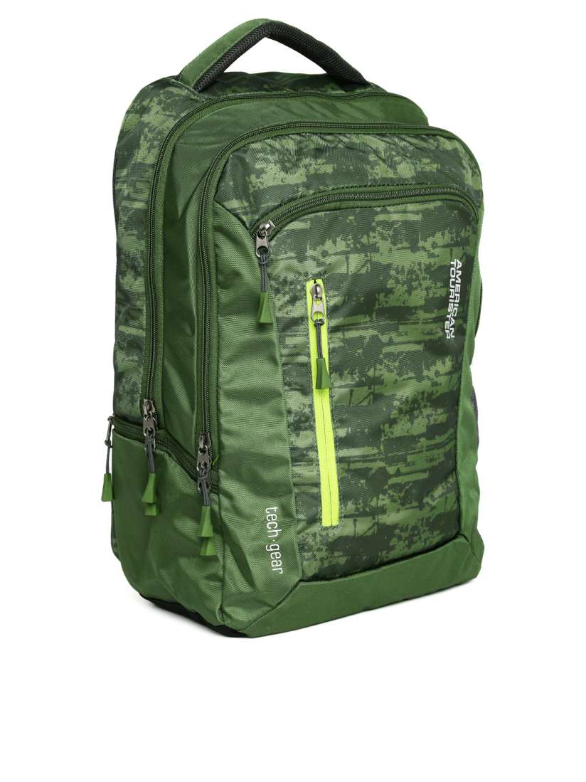Buy AMERICAN TOURISTER Unisex Olive Green AMT TECH GEAR Laptop Backpack Backpacks for Unisex 1987306 Myntra