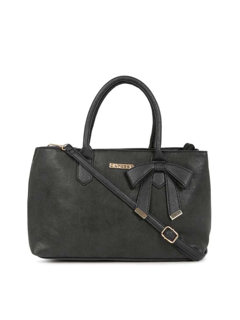 Buy Caprese Black Handheld Bag Handbags for Women 1987652 Myntra