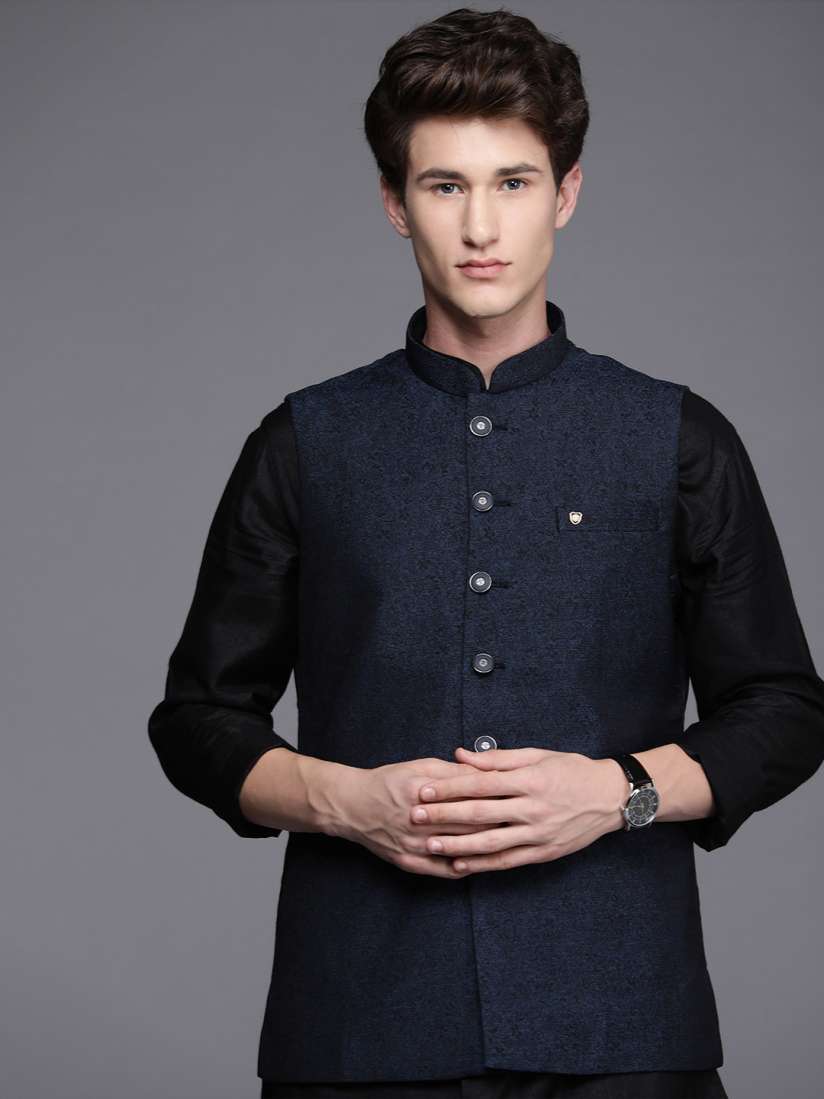 Nehru jacket manyavar sales