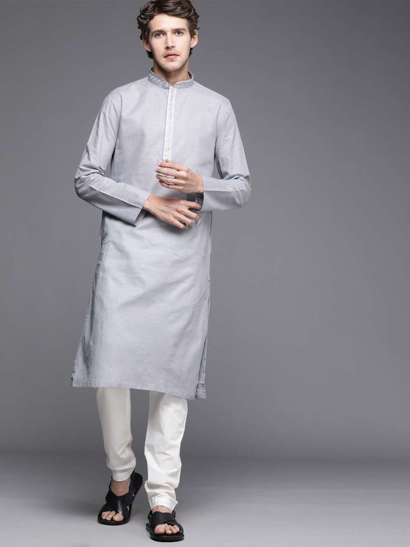 Manyavar men's kurta and churidar set hot sale