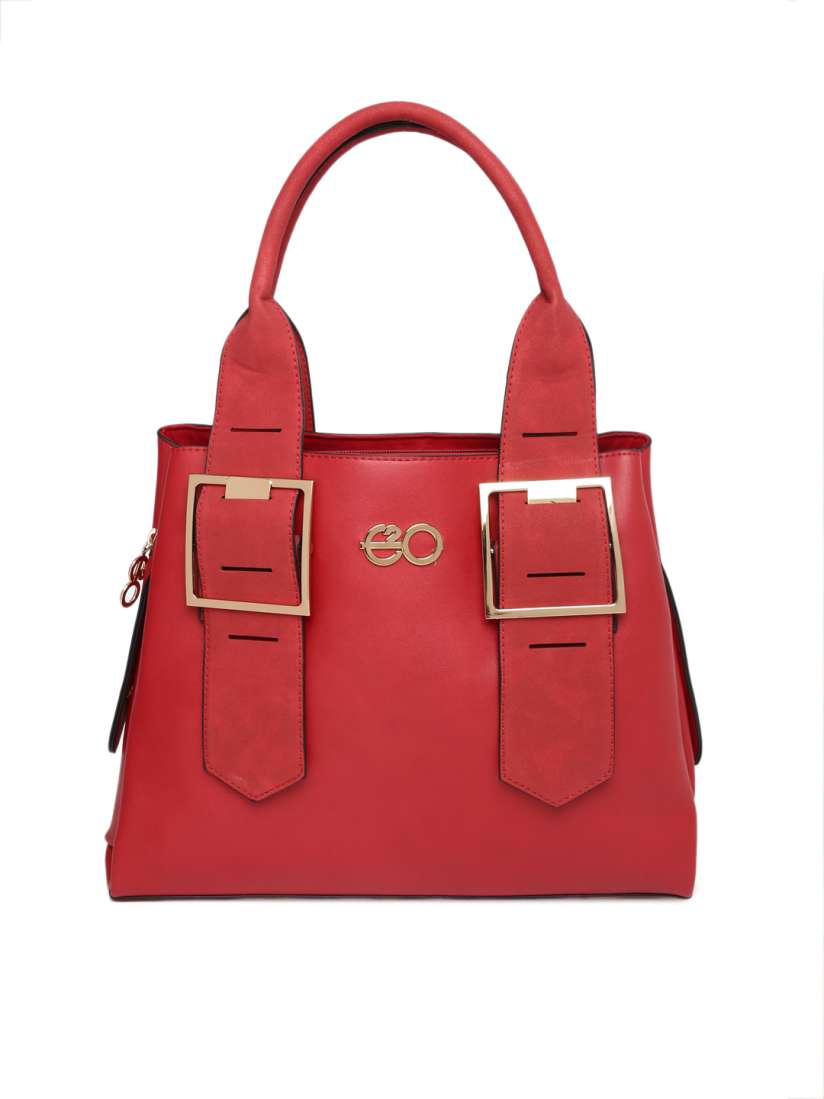 Buy E2O Red Solid Handheld Bag Handbags for Women 1988866 Myntra