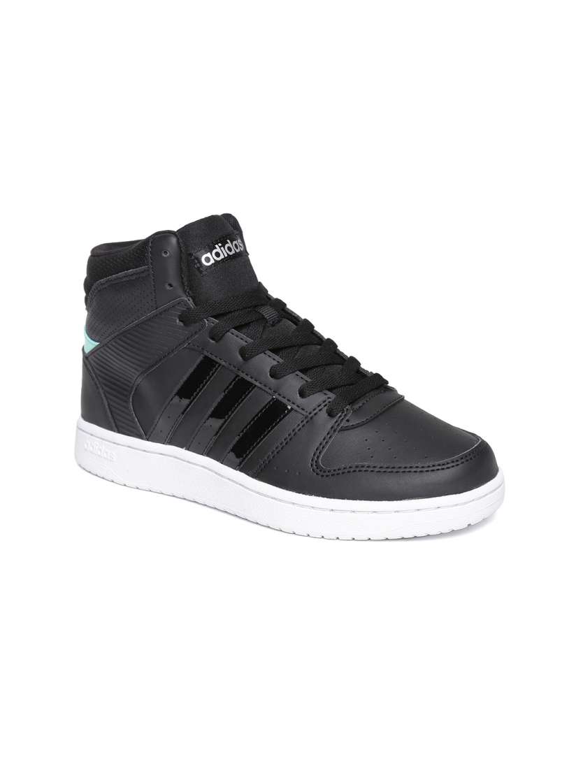 Buy Adidas NEO Women Black VS Hoopster Mid Top Sneakers Casual Shoes for Women Myntra