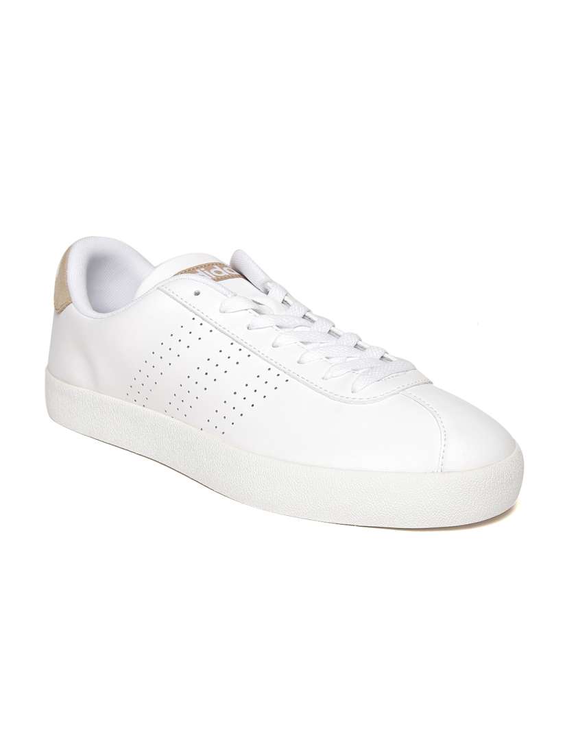 Buy ADIDAS NEO Men White Court Vulc Leather Sneakers Casual Shoes for Men 1989217 Myntra