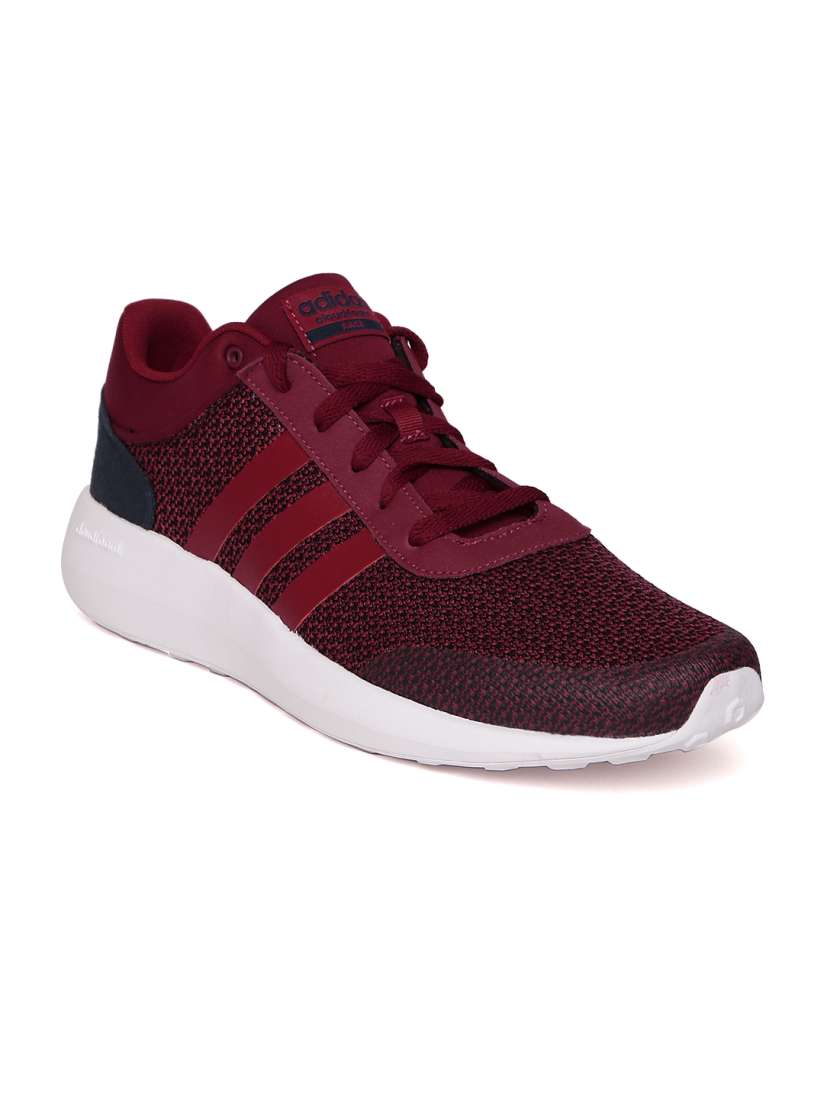 Buy ADIDAS NEO Men Maroon CloudFoam RACE Sneakers Casual Shoes for Men 1989232 Myntra