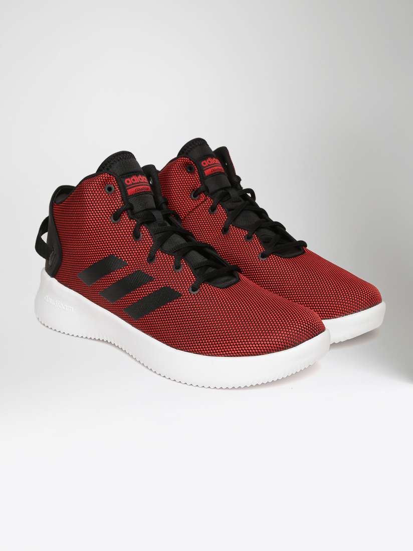 Buy Adidas NEO Men Red Cloud Foam Refresh Woven Design Mid Top Sneakers Casual Shoes for Men 1989251 Myntra