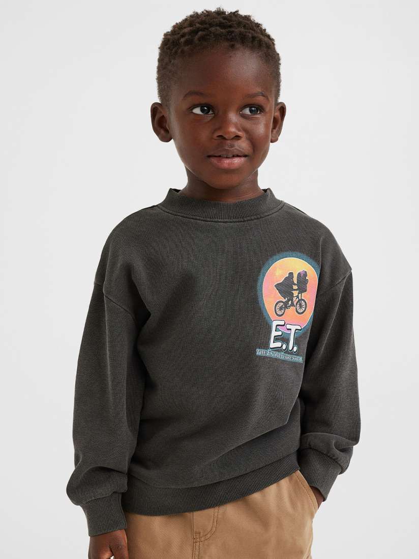 Oversized printed sweatshirt best sale