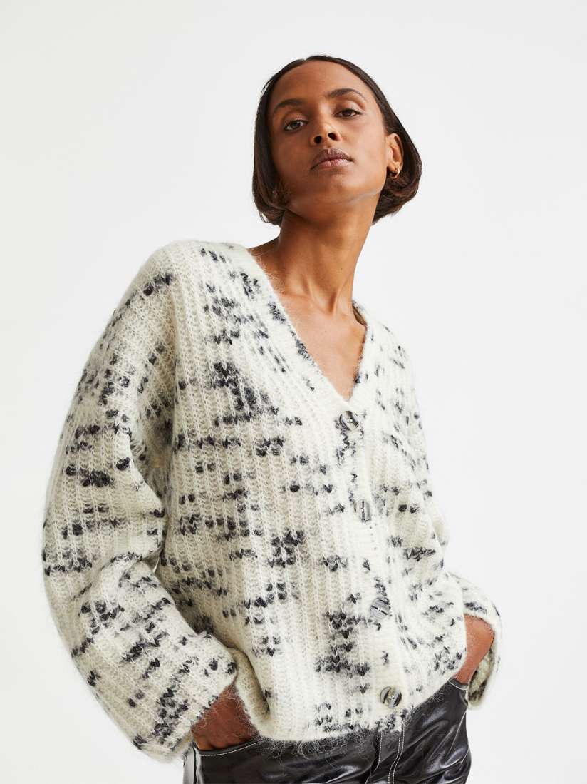 Off white cardigan sweater store