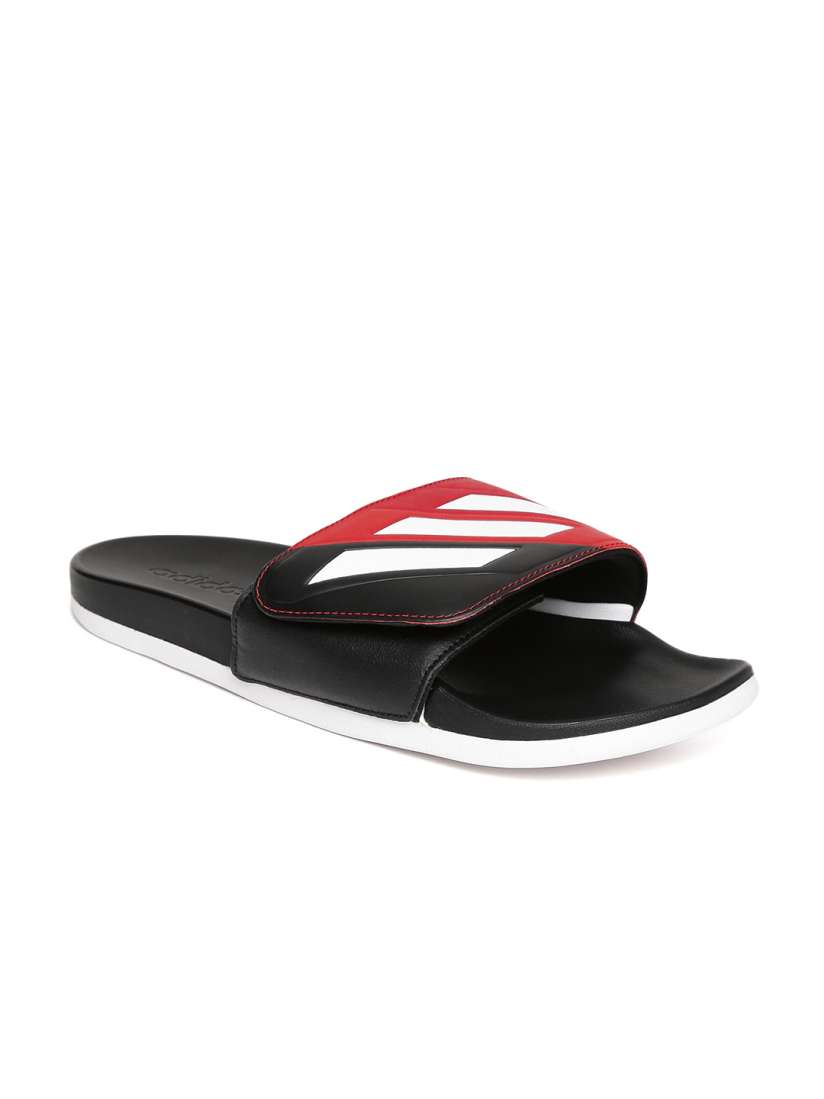Buy ADIDAS Men Red Black ADILETTE CF Ultra ADJ Printed Flip Flops Flip Flops for Men 1989367 Myntra
