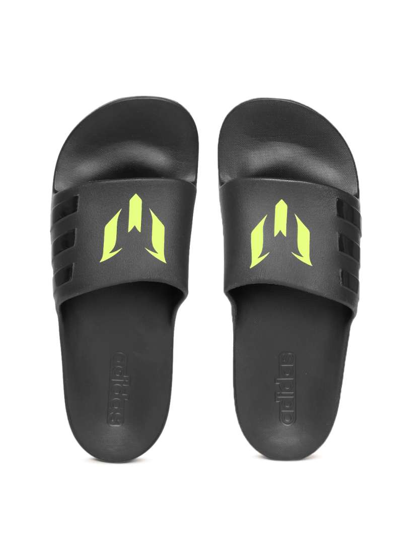 Buy ADIDAS Unisex Black AQUALETTE CloudFoam Messi Printed Flip Flops Flip Flops for Unisex 1989371 Myntra