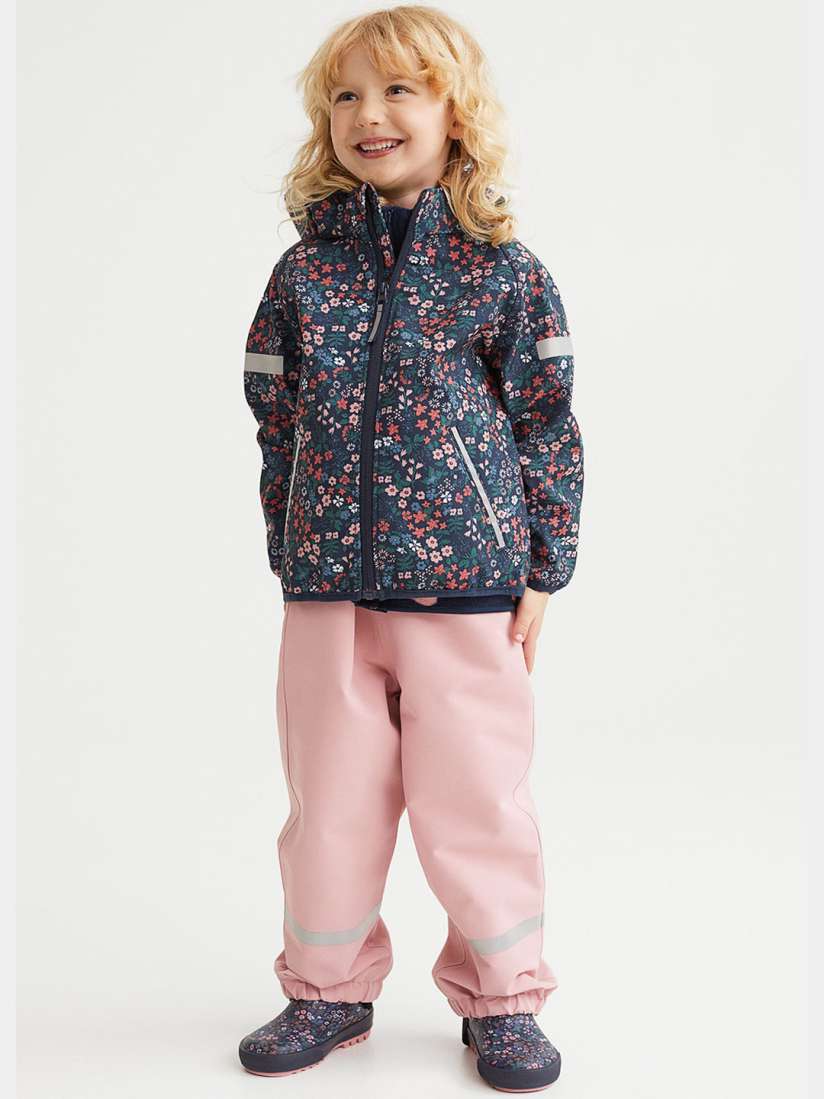 Buy H M Girls Blue Water Resistant Softshell Jacket Jackets for Girls 19894086 Myntra