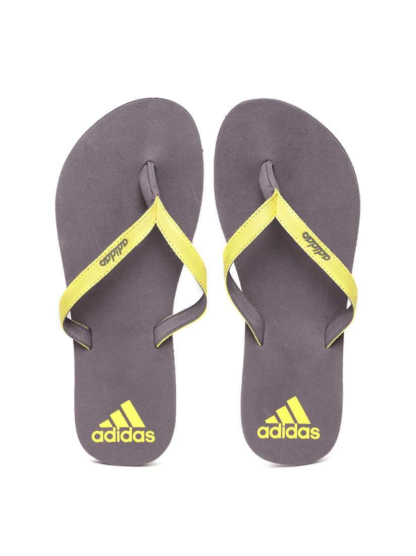 Buy ADIDAS Women Yellow Taupe EEZAY Maxout Flip Flops Flip Flops for Women 1989430 Myntra