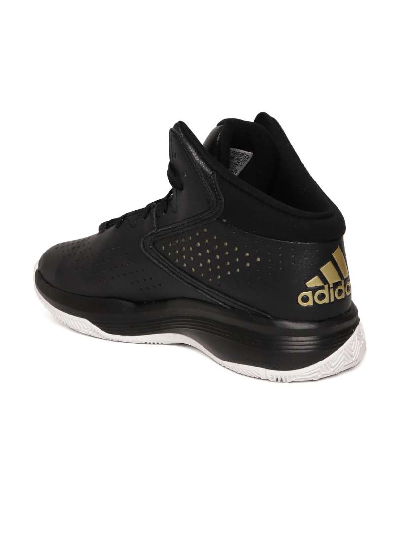 Buy Adidas Men Black CROSS EM 4 Mid Top Leather Basketball Shoes Sports Shoes for Men Myntra