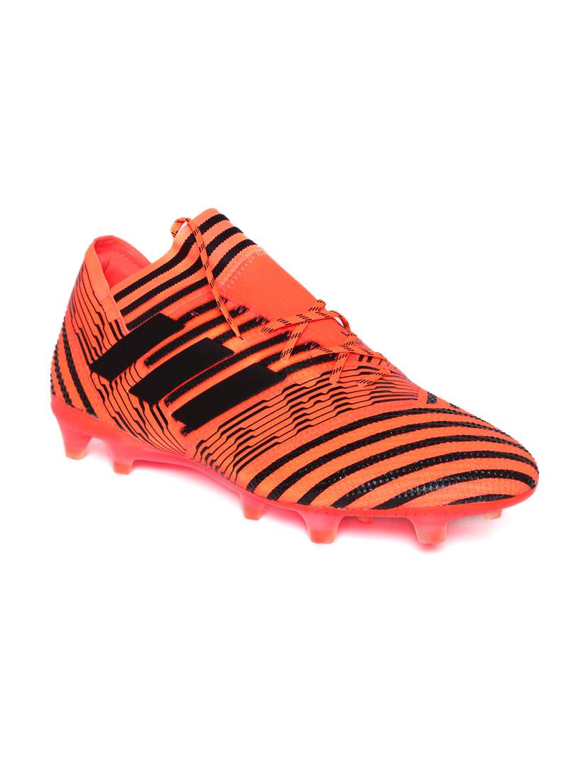 Buy ADIDAS Men Orange Black Striped Nemeziz 17.1 FG Football Shoes Sports Shoes for Men 1989584 Myntra