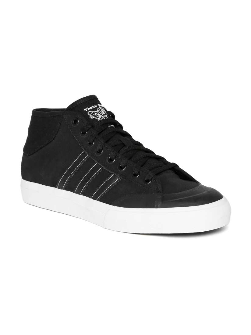 Adidas matchcourt mid black sales