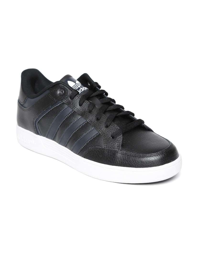 Adidas originals varial low black sneakers best sale