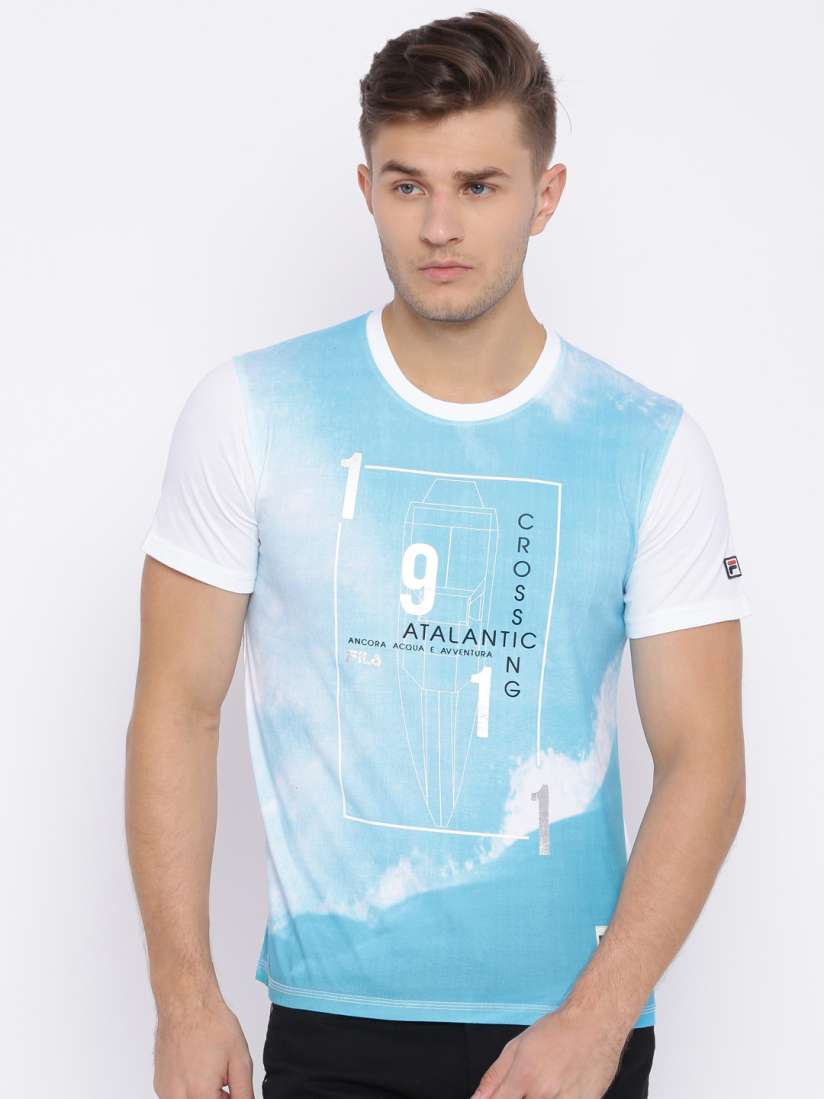 Fila t shirt myntra deals