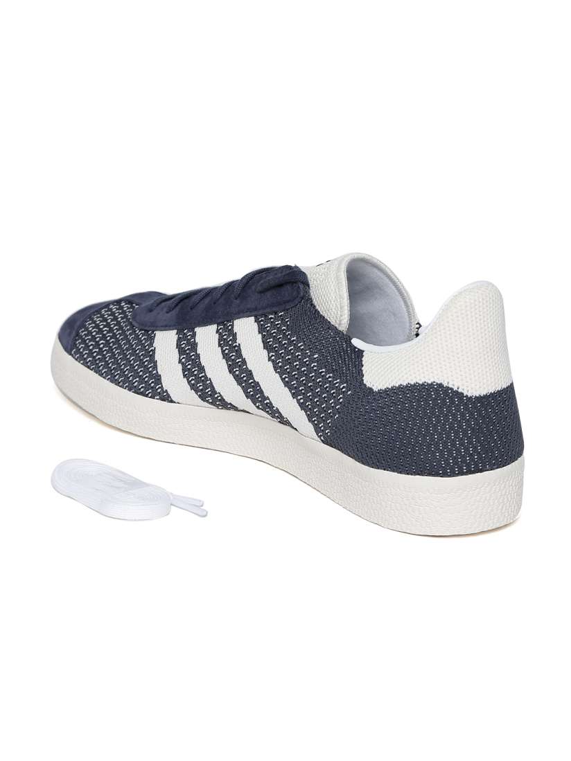 Adidas gazelle primeknit navy sales