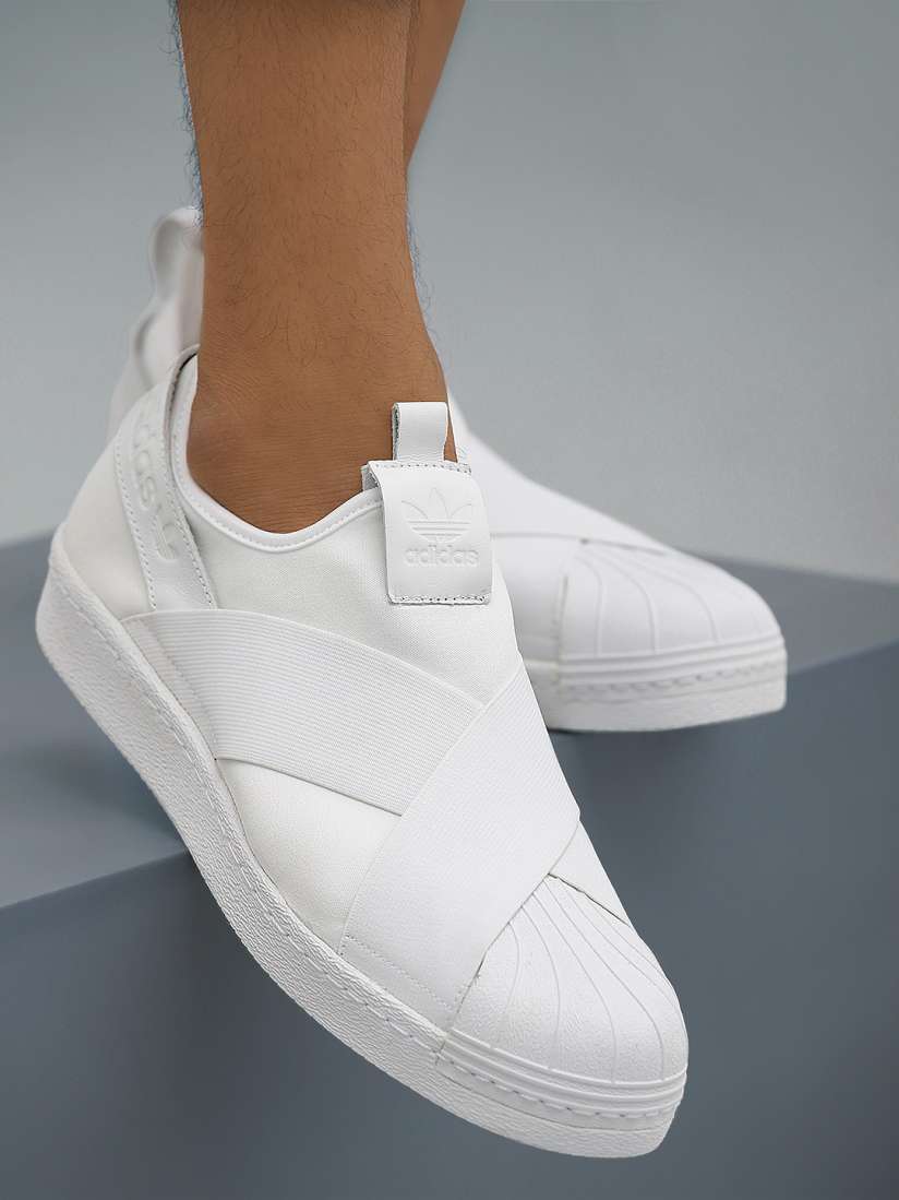 How to clean superstar slip on white online