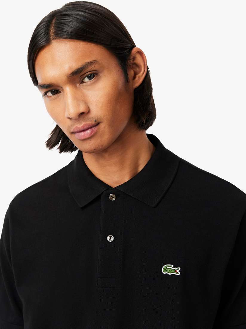 LACOSTE　L1212 ブラック LACOSTE ポロシャツ ビッグクロックヴィンテージL1212 メンズ